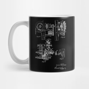 Automatic Bowling Machine Vintage Patent Drawing Mug